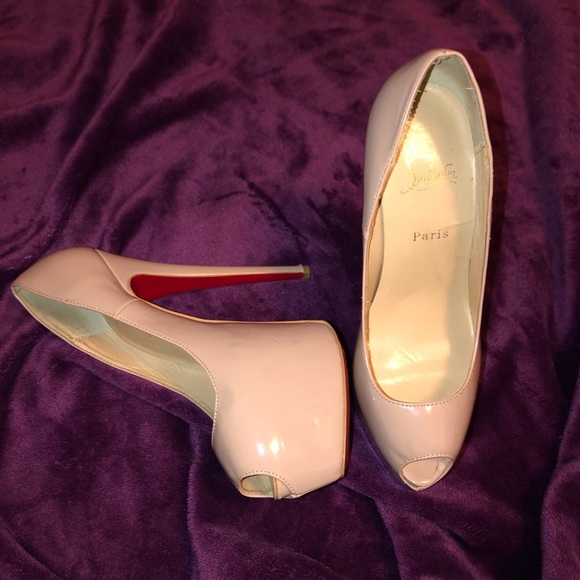 🔥 Christian Louboutin's Highness Beige Platforms - Picture 3 of 8